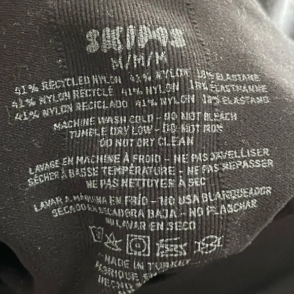 Skims Black shortie bodysuit Size M - Picture 5 of 5